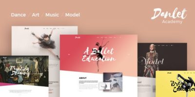 Danlet Academy WordPress Theme - Art Education by Beautheme