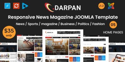 Darpan - News Magazine Joomla Template by rs-theme