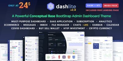 DashLite - Bootstrap Responsive Admin Dashboard Template by softnio