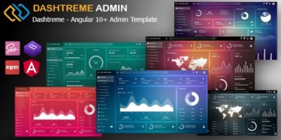 Dashtreme - Angular 10+ Admin Template by codervent