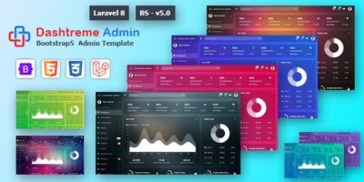 Dashtreme - Laravel 8+ Bootstrap5 Admin Template by codervent