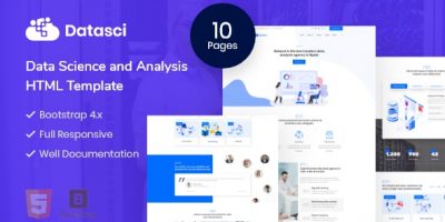 Datasci - Data Science & Analytics HTML Template by micro_theme