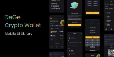 DeGe Mobile Crypto Wallet by angelbi88