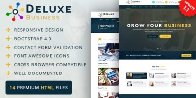 Deluxe Business HTML Template by viaviwebtech