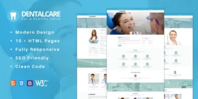 Dental Care - Responsive Dentist & Medical HTML Template by ThemePaw