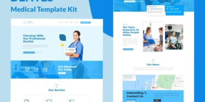Dentes - Medical Elementor Template Kit by themedistrict