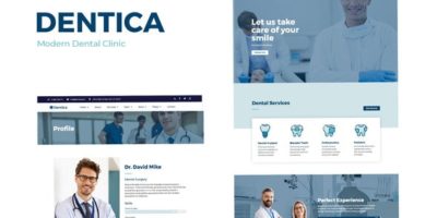 Dentica - Dental Clinic Elementor Template Kit by sigitdwipa