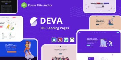 Deva - 30+ Landing Pages by TrueThemes
