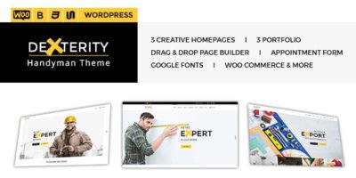 Dexterity - WordPress Theme for Construction Business by Themographics