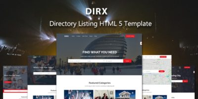 DirX - Directory Listing HTML Template by sohel_rana11