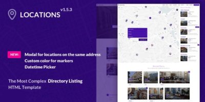 Directory Listing Template - Locations by ThemeStarz