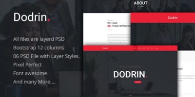Dodrin - Consulting Agency PSD Template by MirrorTheme