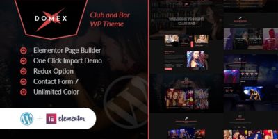 Domex - Night Club WordPress Theme by shtheme