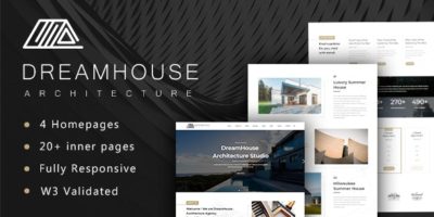 Dreamhouse - Architecture & Interior Design Template by SpecThemes