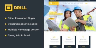 Drill - Construction & Building WordPress Theme by themexy