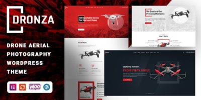 Dronza – Drone Aerial Photography WordPress Theme by GridValley