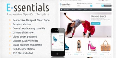 E-ssentials - Responsive OpenCart Template by BittLoader