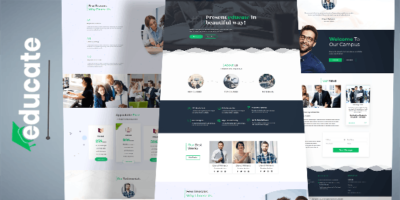 EDUCATE - Education Landing page by codestarthemes