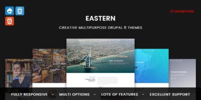 Eastern - Responsive Multipurpose Business Drupal 8 Theme by 4coding