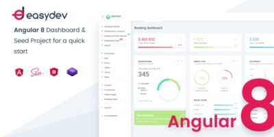 EasyDev-ng — Developer Friendly Angular 8 BS4 Admin Template + Seed Project by Aspirity