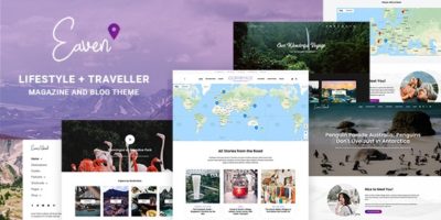 Eaven - Lifestyle & Traveller Magazine and Blog theme by LoftOcean
