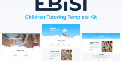 Ebisi - Children Tutoring Template Kit by PutraCetolStudio