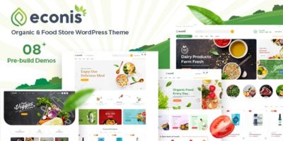 Econis – Organic & Food Store WordPress Theme by wpbingo