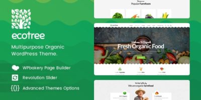 Ecotree - Organic Food WordPress Theme by ThemeRegion