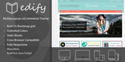 Edify - Responsive osCommerce Theme by PerfectusInc