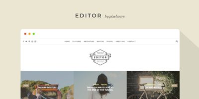 Editor - A WordPress Theme for Bloggers by pixelwars