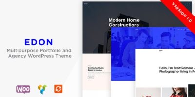Edon - Multipurpose Portfolio & Agency WordPress Theme by pixelsharmony