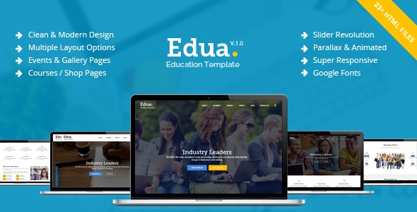 Edua - Educational HTML5 Template by themesindustry