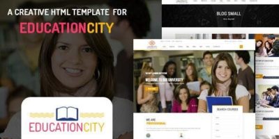 Education City –  University Learning & LMS HTML Template by IqoniqThemes