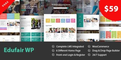 Edufair - Multipurpose WordPress Theme For Education by BanyanTheme