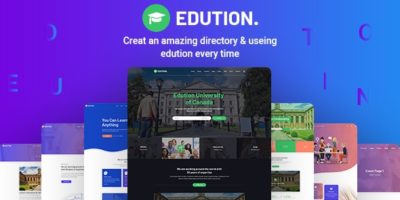 Edution -Education PSD Template by psdexpert
