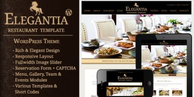 Elegantia - Restaurant and Cafe WordPress Theme by InspiryThemes