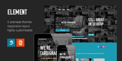 Element - Flexible One Page Template by TardigradeStudio