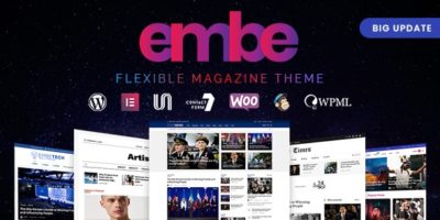 EmBe - Flexible Magazine WordPress Theme by alithemes