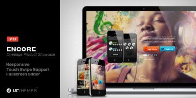 Encore Onepage Product Showcase with Parallax by UDTHEMES