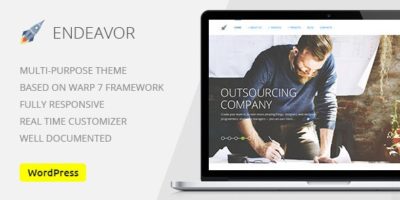 Endeavor — Multipurpose IT digital Company WordPress Theme by torbara
