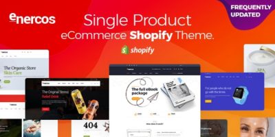 Enercos - Single Product eCommerce Shopify Theme by Fuznet