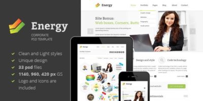 Energy - PSD Template by Design_service