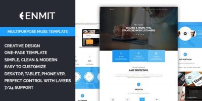 Enmit - Multipurpose Muse Template by Mejora