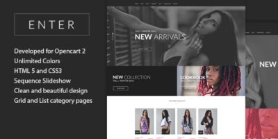 Enter - Opencart2 Theme by tomsky