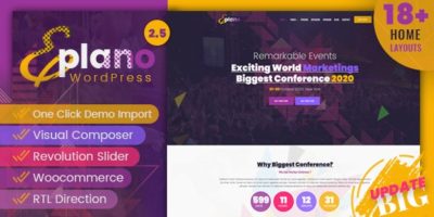 Eplano - Event and Conference WordPress Theme by httpcoder
