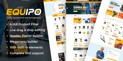 Equipo - Parts And Tools WordPress WooCommerce Theme by enovathemes