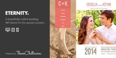 Eternity - Responsive Wedding WordPress Theme by ThemeChills