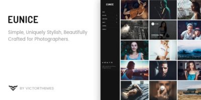 Eunice - Photography Portfolio WordPress Theme by VictorThemes