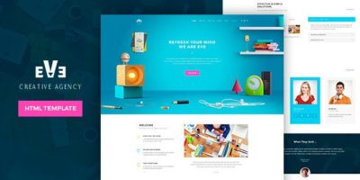 Eve Creative HTML Theme by Pixity