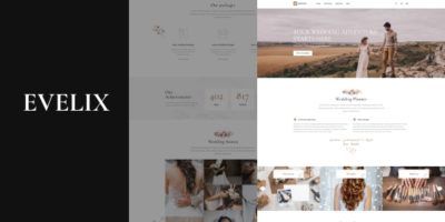 Evelix - Wedding Agency WordPress Theme by marketing-automation